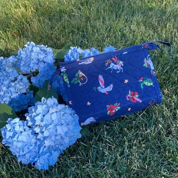 Vera Bradley- Snow Globes Small Cosmetic Case - Picture 2 of 5